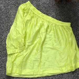 Anthropologie One Shoulder Blouse